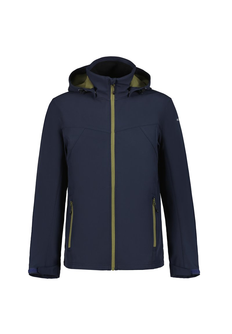 icepeak Softshelljas blauw icepeak Softshelljas blauw