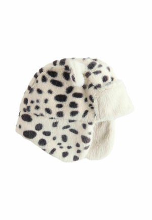 TRAPPER  - Pletena kapa - leopard faux fur earred