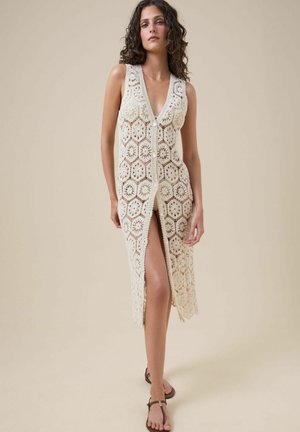 Calzedonia, CROCHET MAXI GILET - Strand accessories - white