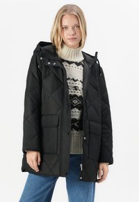 Vero Moda VMMILLIE TESSA COAT - Zimný kabát - black