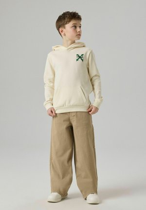Name it, HOODIE REGULAR FIT - Sweat à capuche - antique white