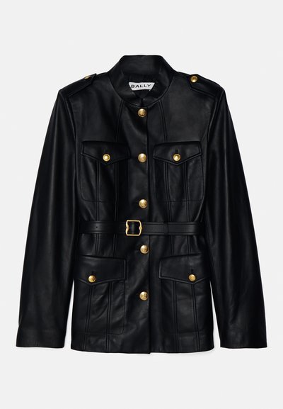 Bally Lederjacke - black