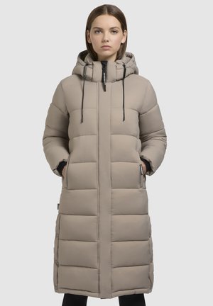 khujo JULINA MATT - Wintermantel - graubeige