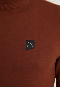 CHASIN' Stickad tröja - brown