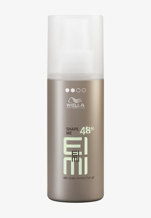 Wella Professionals Shape Me 48H haarstelgel in een beige fles met matte dop, ontworpen voor 48 uur vormgeheugen styling.