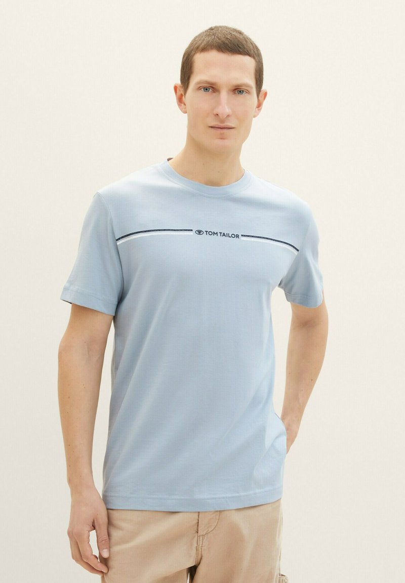 TOM TAILOR - T-shirt print - foggy blue, Vergroten