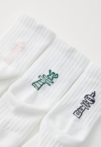 adidas Performance 3 PACKS - Sportinės kojinės - white/collegiate green
