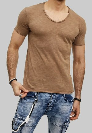 T-shirt basique - marron