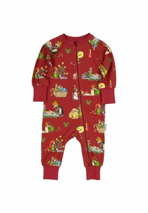 PETTSON AND FINDUS TWO-WAY ZIP - Natdragt - dark red