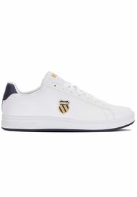 K-SWISS COURT SHIELD - Sneakers - white navy honey gold