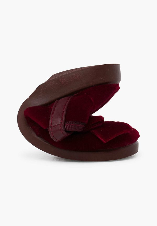 CORREA LAZO – Riemchenballerina – burdeos