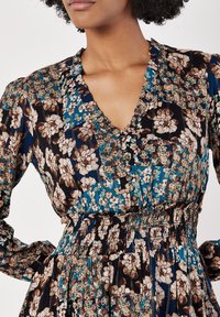Apricot PATCHWORK SHIMMER  - Freizeitkleid - teal
