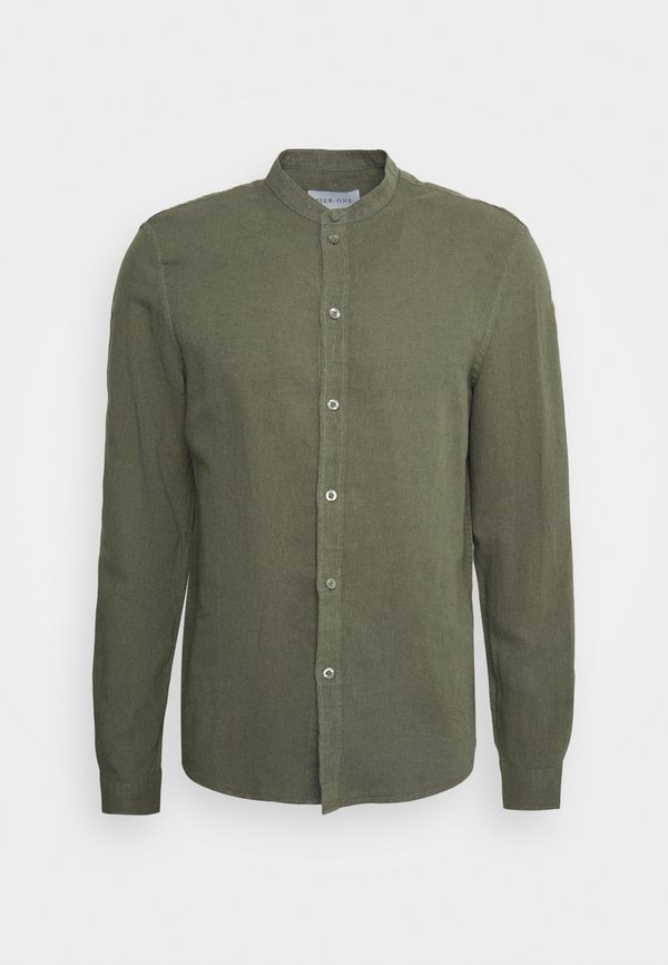LINEN MIX BLEND - Shirt - olive