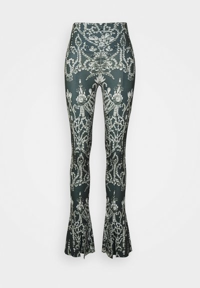 Norma Kamali SPAT - Pantalon classique - silver-coloured