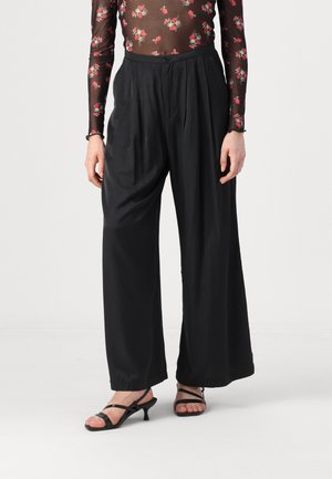 FLUID TROUSERS - Broek - offblack