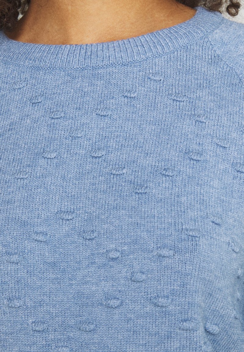 Damen Strickjacken | b.young BYNONINA DOT JUMPER Strickpullover stonewash melange/hellblau - LD03895 Damen Strickjacken | b.young BYNONINA DOT JUMPER Strickpullover stonewash melange/hellblau - LD03895