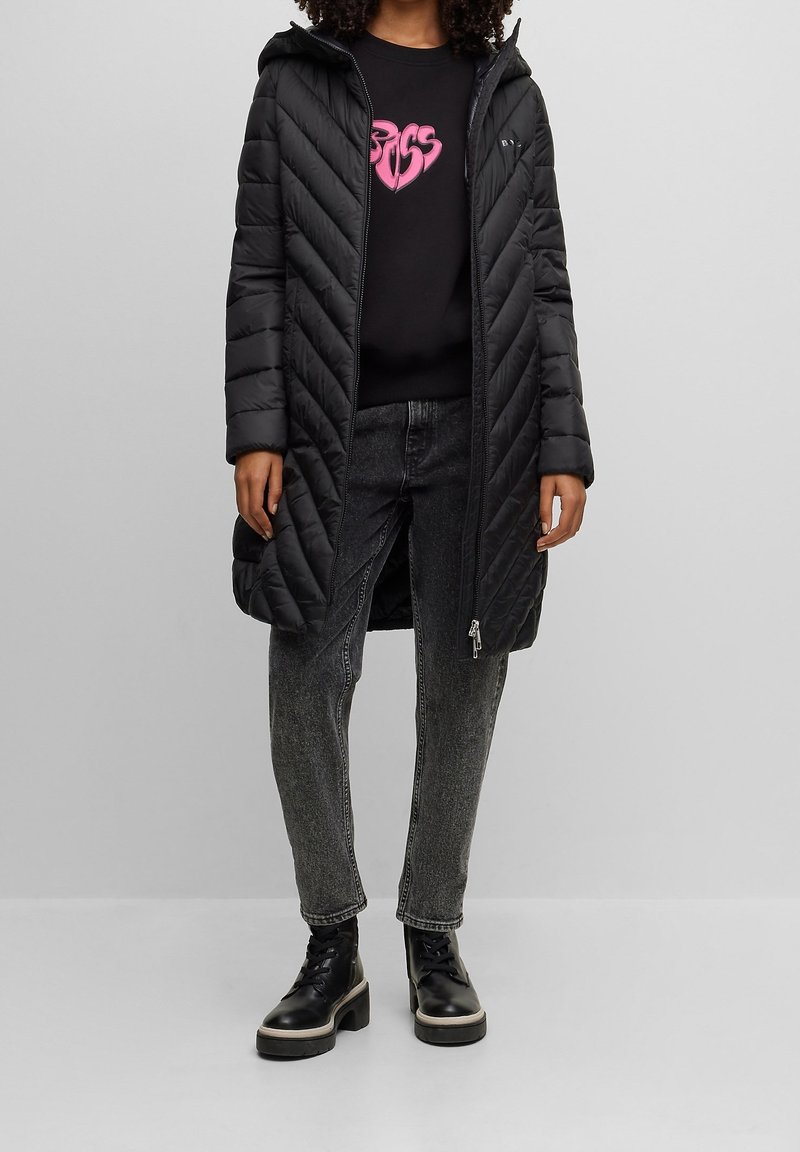 BOSS Cappotto corto - black