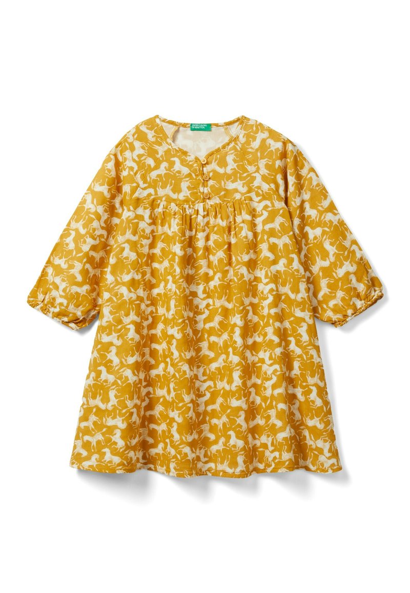 United Colors of Benetton Jurk geel United Colors of Benetton Jurk geel