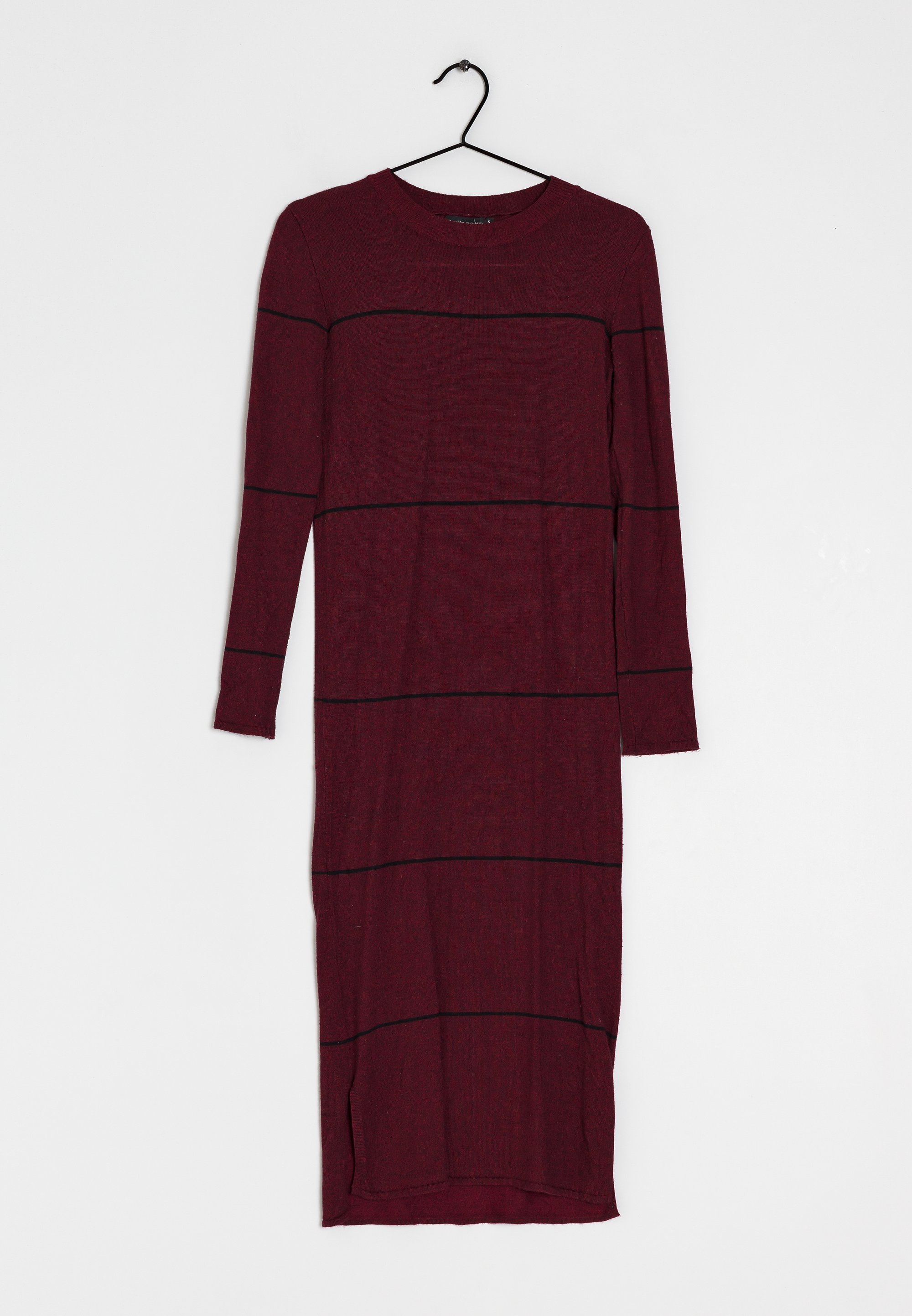 Bershka Gebreide jurk purple/paars (Pre-owned)