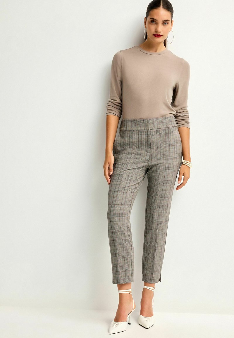 Next Bukser - brown check