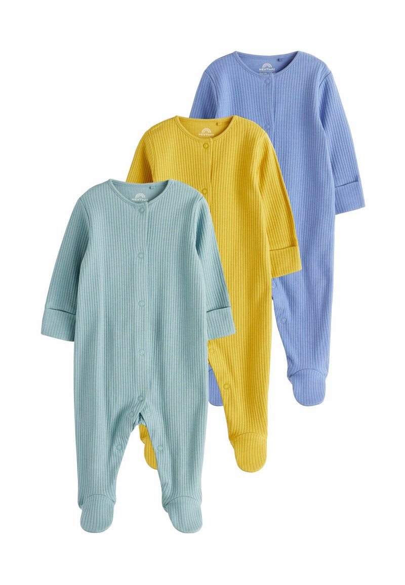 Next 3 PACK - Pajac za spanje - blue green yellow