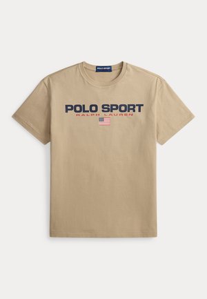CLASSIC FIT POLO SPORT JERSEY T-SHIRT - Μπλουζάκι με στάμπα - vintage khaki
