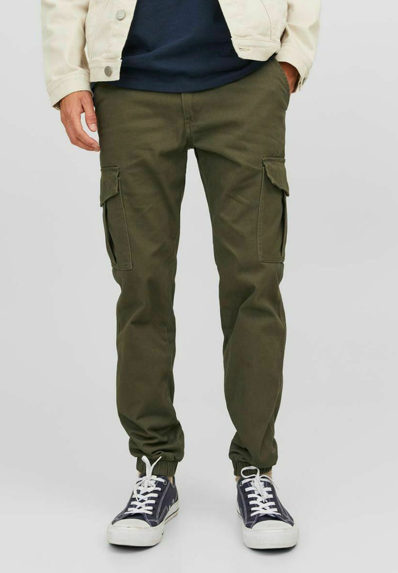 Jack+Jones / Herren-Hose / JPSTPAUL FLAKE CARGO OLIVE NIGHT NO