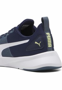Puma FLYER RUNNER JR UNISEX - Scarpe da corsa su strada - club navy gray skies white