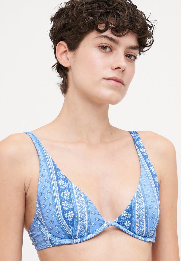 Ribbed High Apex Underwire Bikini Top - Bikini top4