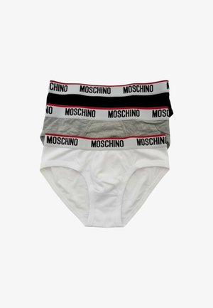 MOSCHINO, 3 PZ - Slip - white black grey