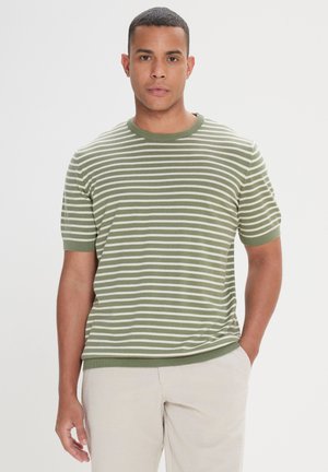 Women Summer Casual Stripe O-Neck T-Shirt