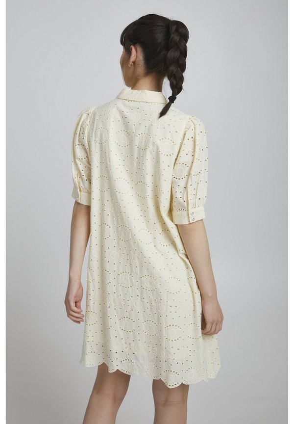 IHFausta - Shirt dress - vanilla custard2