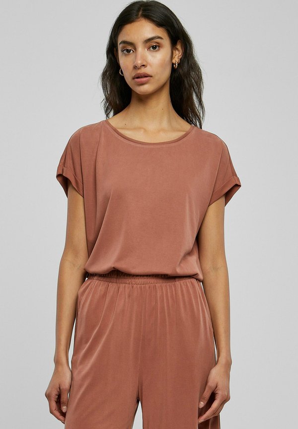 EXTENDED SHOULDER - T-Shirt basic - terracotta