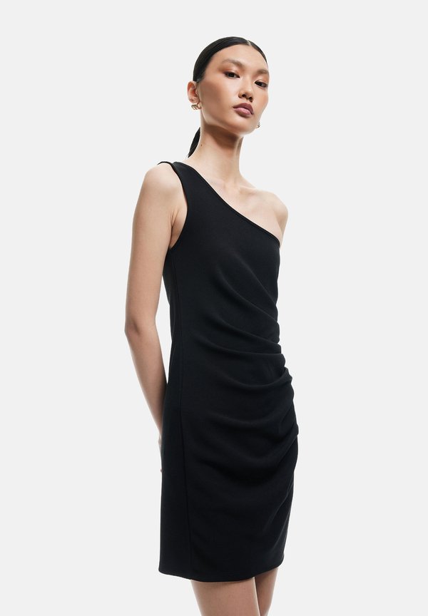 ONE SHOULDER MINI - Jerseykleid