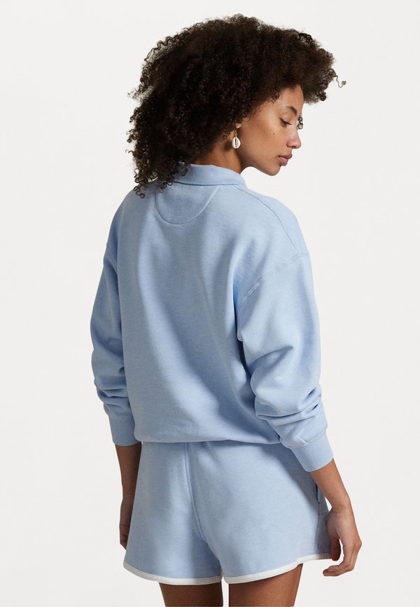 WIMBLEDON FLEECE LONG SLEEVE POLO SHIRT - Long sleeved top3