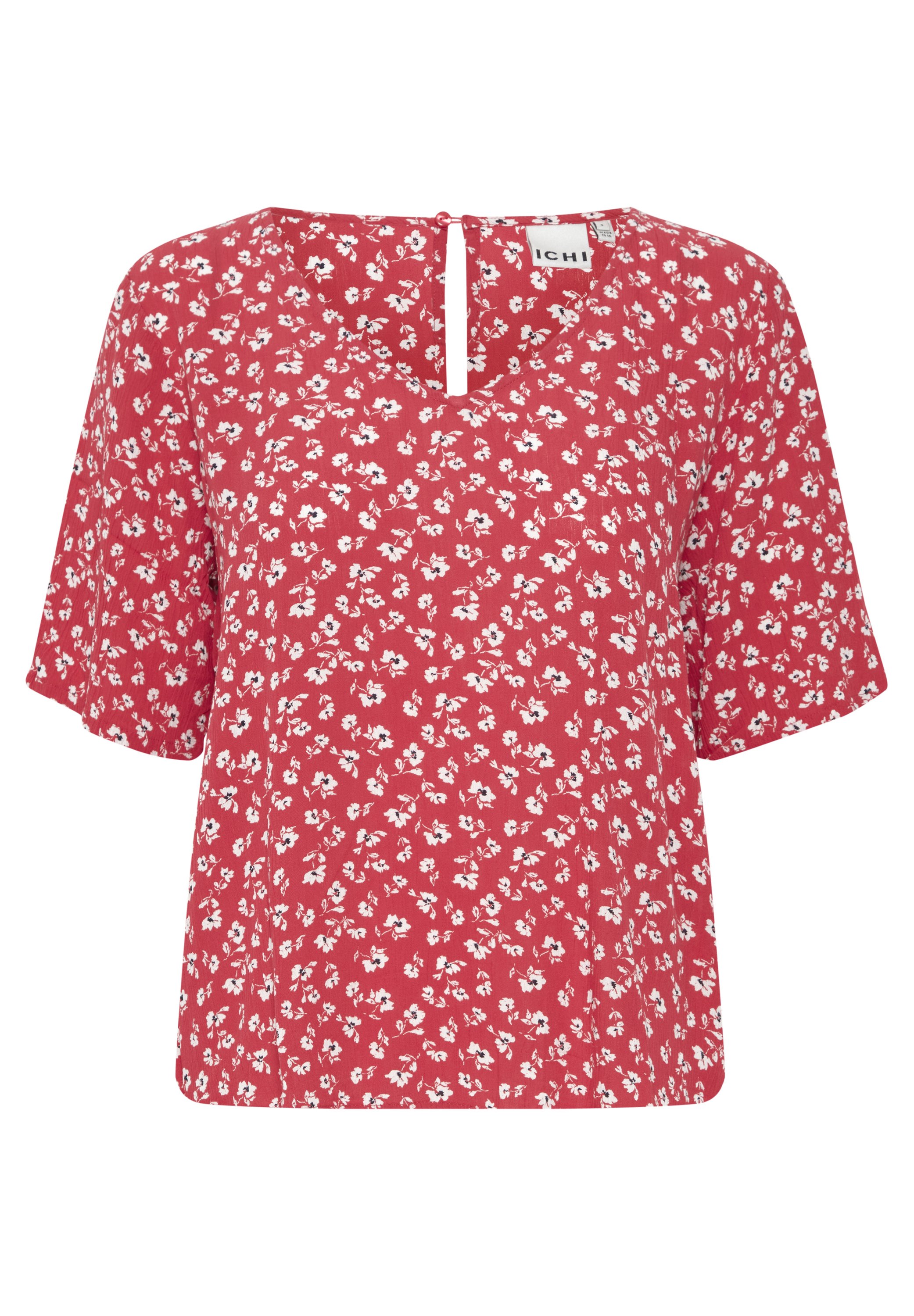 売れ筋商品|||イチ シャツ レディース トップス IHMARRAKECH - Blouse - raspberry wine flower IHMARRAKECH Women's Blouse with Floral Pattern and Button