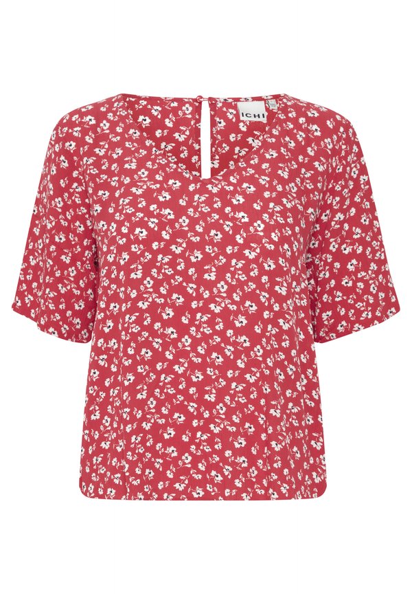 IHMARRAKECH - Blouse - raspberry wine flower2