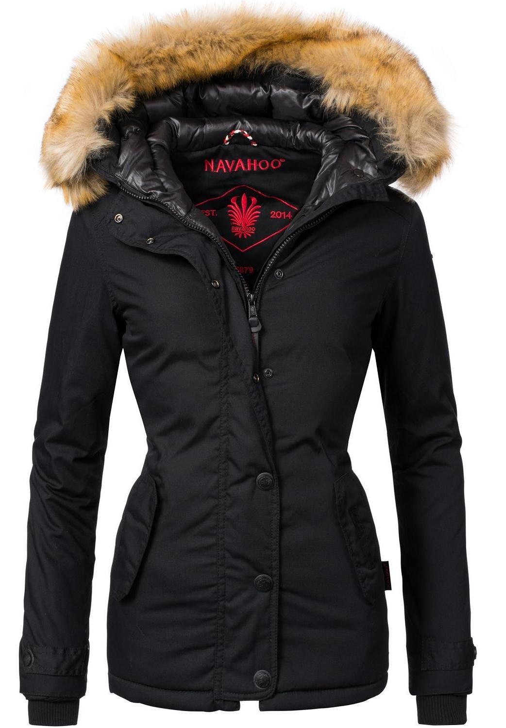 Navahoo LAURA - Winter jacket - schwarz/black - Zalando.de