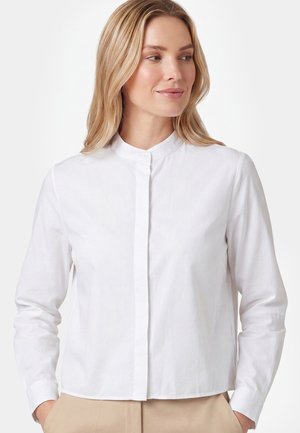 usha, Button-down blouse - white