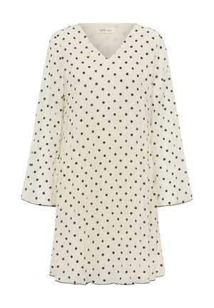 Cream, CRLONNA - Vestito casual - white w black dot