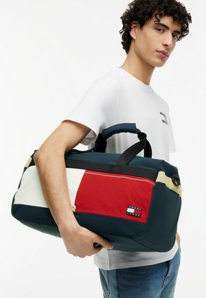 Tommy Jeans, TOMMY JEANS ARCHIVE SIGNATURE COLOUR-BLOCKED DUFFEL BAG - Sac de voyage - corporate