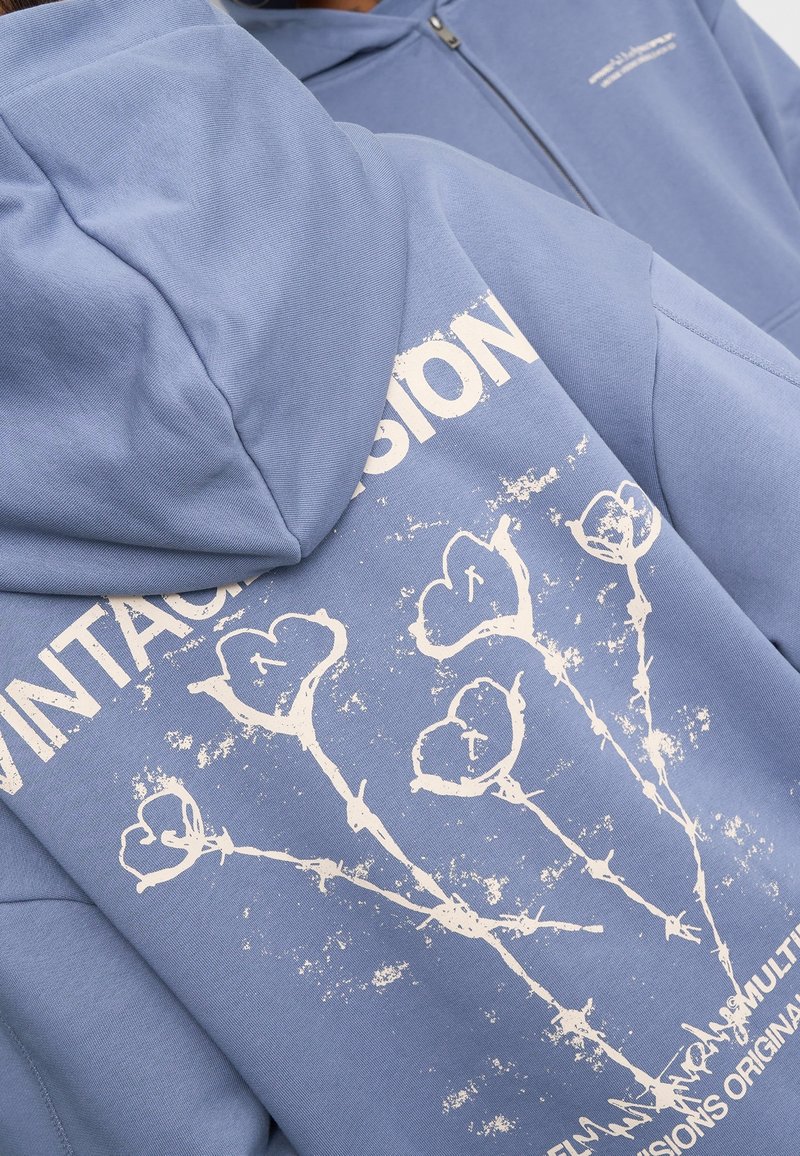 Multiply Apparel Sudadera con cremallera - blue