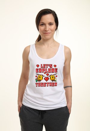 MINECRAFT BEE MINE - Top - white
