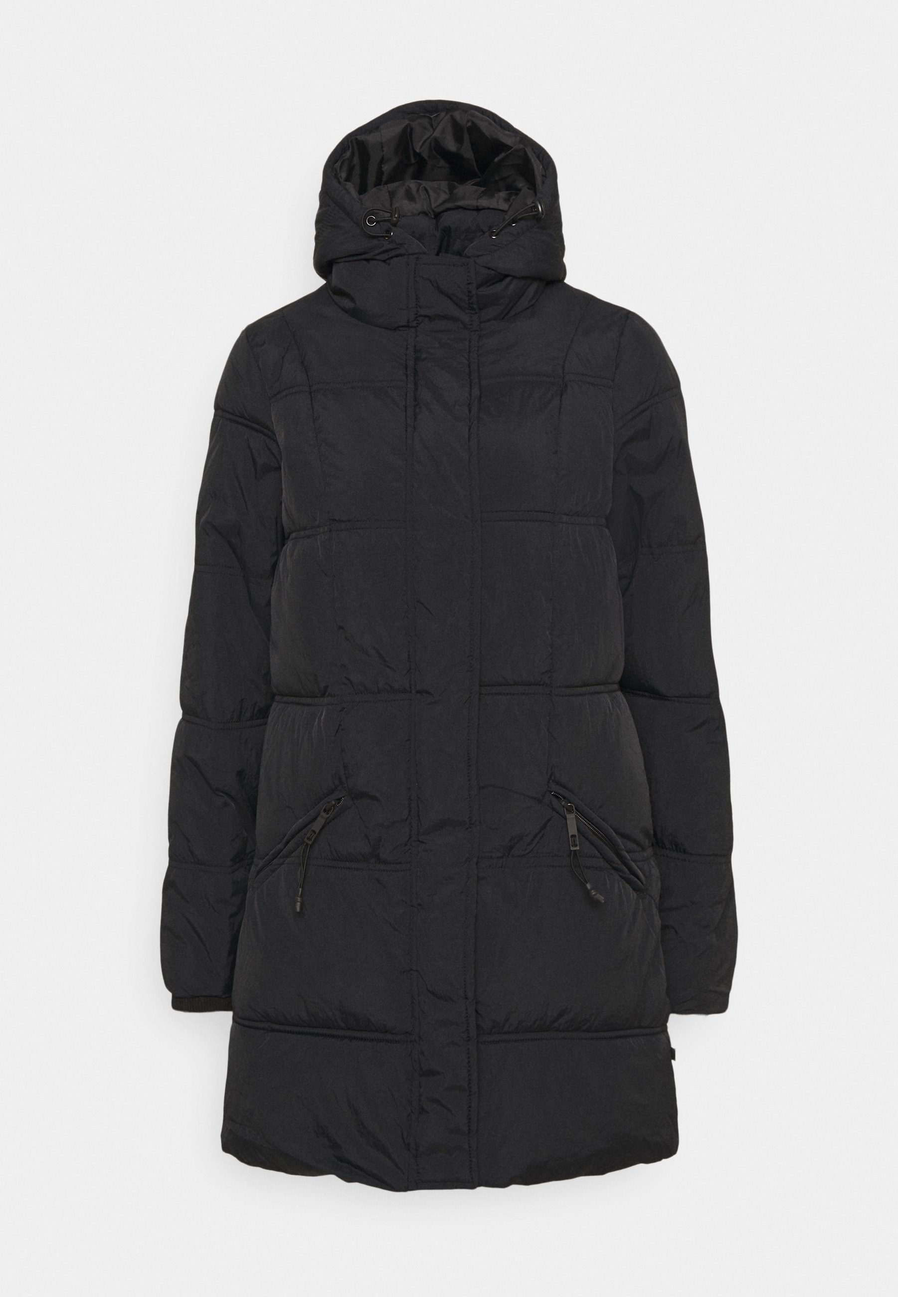 THE MOTHER MID LENGTH PUFFER Winterjas black THE MOTHER MID LENGTH PUFFER Winterjas black