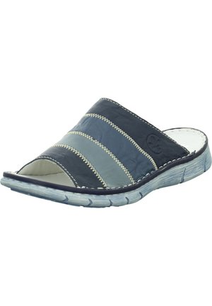Rieker Mules - blau/kombi