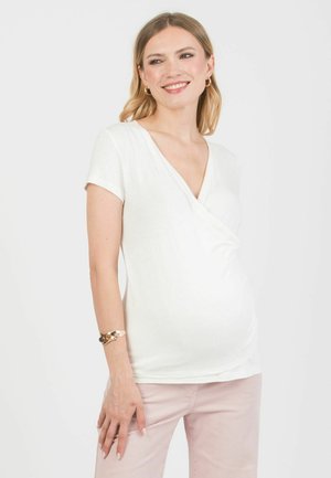 CRYSTAL WRAP - T-Shirt print - white