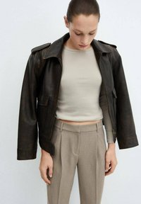 Mango Nohavice - brown