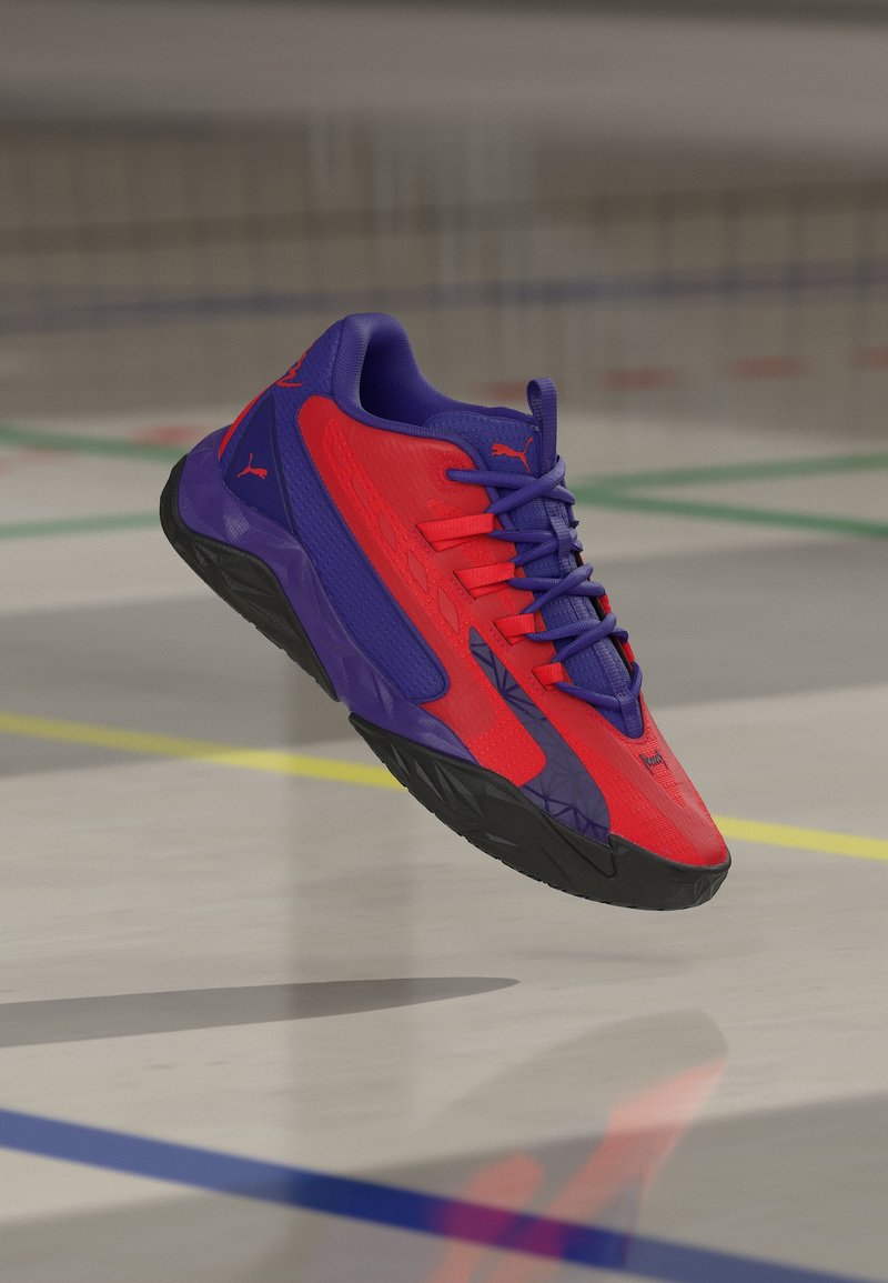 Puma DAGGER 2 - Basketball shoes - team violet/for all time red/black ...
