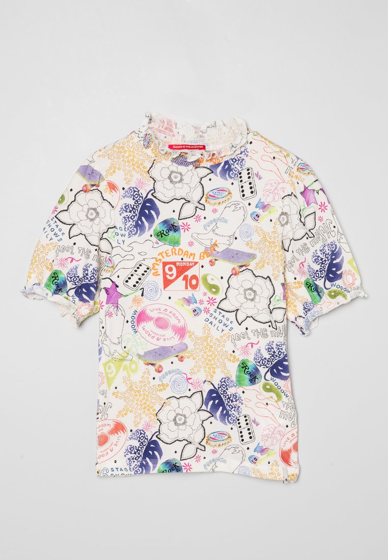 Scotch & Soda T-shirt print wit Scotch & Soda T-shirt print wit