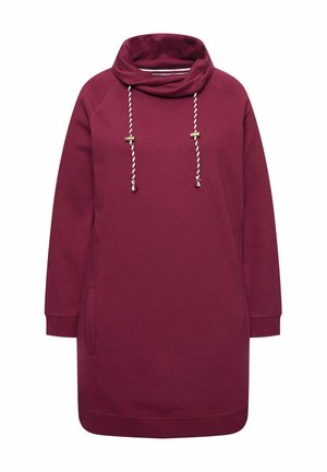 Ulla Popken LANGARM TASCHEN - Vestito casual - dark berry